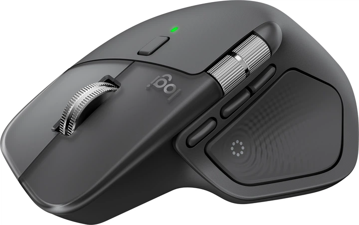 Mysz Logitech MX Master 4 Performance Wireless/Bluetooth Graphite (910-007562) - obraz 1
