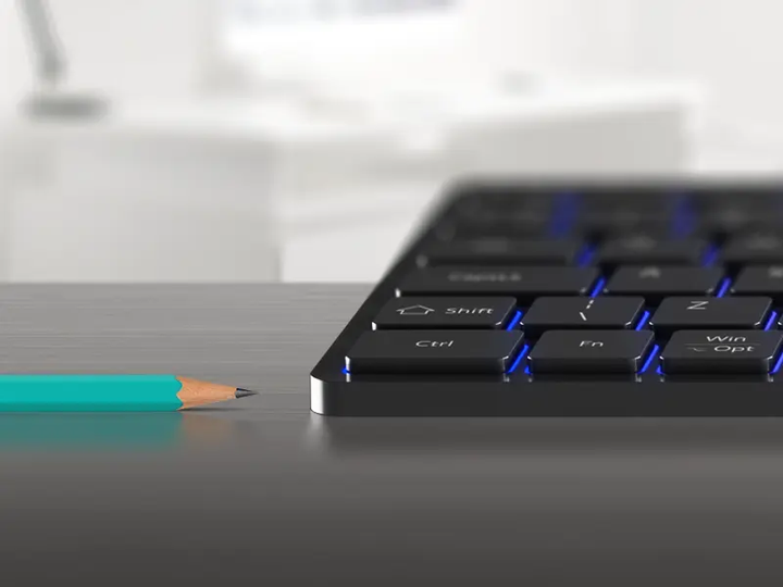 Клавіатура бездротова Canyon HKB-W11 Slim Dual Mode Wireless/Bluetooth RGB Black (CNS-HBTK11B) - зображення 8