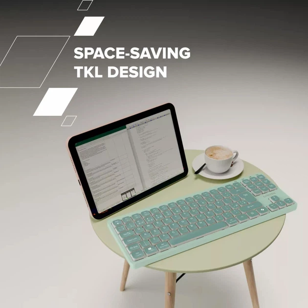 Klawiatura przewodowa Canyon OnType 10 TKL Low Profile USB Violet (CNS-HKB10V) - obraz 10