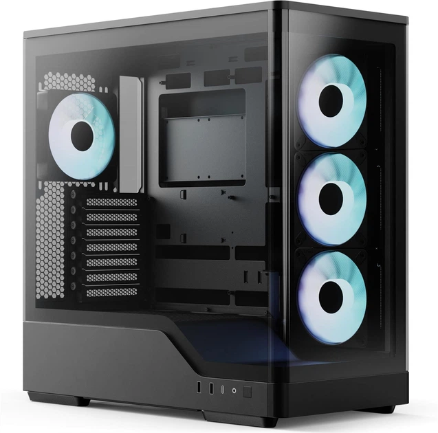 Obudowa AeroCool P500A-BK-v1 Black (ACCM-PN08143.11) - obraz 2