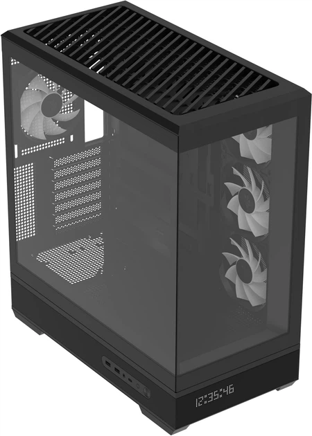 Obudowa AeroCool P500B Digi-BK-v1 Black (ACCM-PN09143.11) - obraz 4