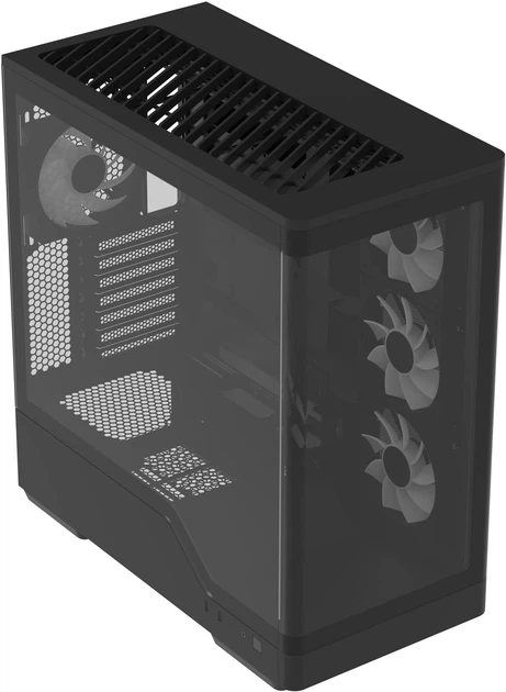 Obudowa AeroCool P500A-BK-v1 Black (ACCM-PN08143.11) - obraz 4