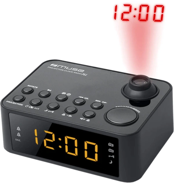 Przenośny radioodbiornik z projekcją Muse M-178 P Black (3700460203320) - obraz 1