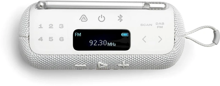 Портативна колонка JBL Tuner 3 з функцією FM-радіо White (JBLTUNER3WHT) - зображення 4