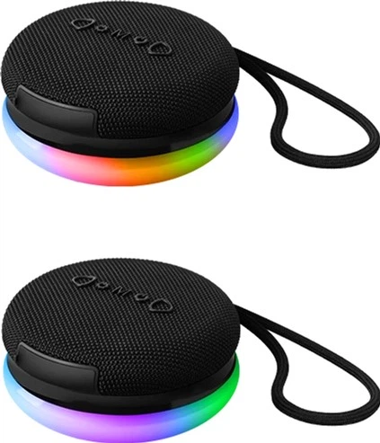 Głośnik przenośny Defender Enjoy 40 LED 7W bluetooth Black (4745091890319) - obraz 4