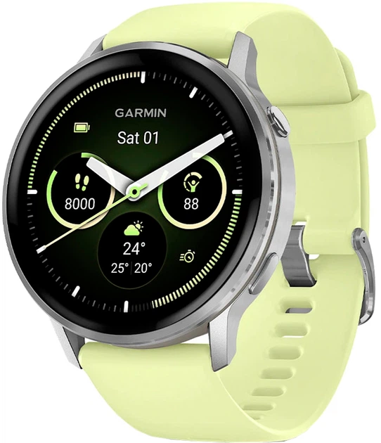 Smartwatch Garmin Venu 4 45mm Gray w/ Silver + Citron (010-03014-02) - obraz 1