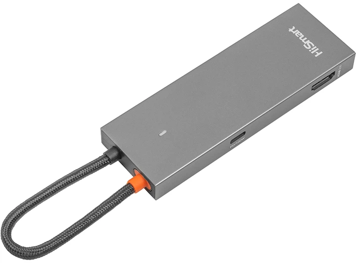 USB-hub HiSmart USB Type-C - 2 x USB 3.0 HDMI SD TF (CA913459) - obraz 2