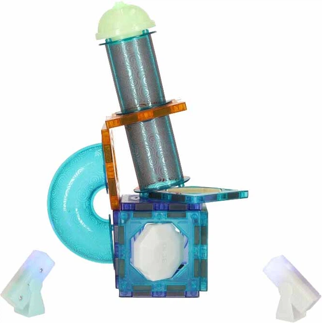 Klocki magnetyczne Dige konstrukcyjne Marble Tor Kulkowy Świecący 49 el. (5903039737709) - obraz 5