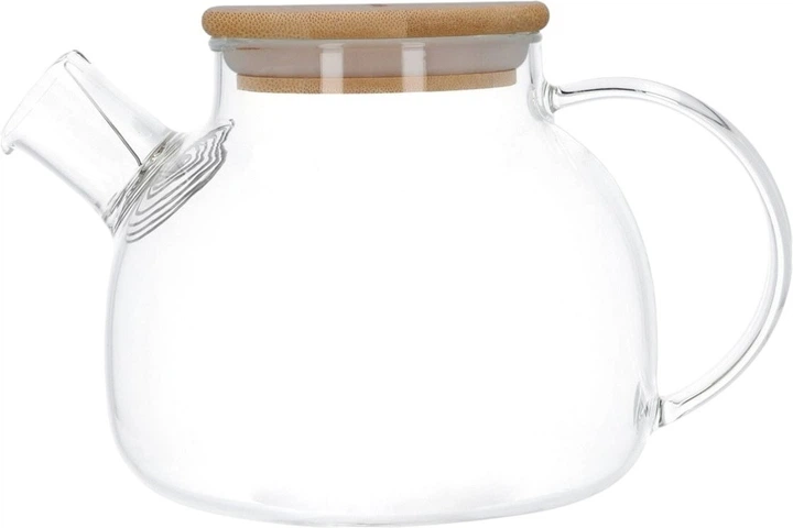 Заварювальний чайник Homla Saffron скляний 1 л (5902869932865) - зображення 1