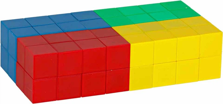 Klocki magnetyczne KIK Szescienne Kostka Szescian Figury Magnes 64 el. (5903039752689) - obraz 5