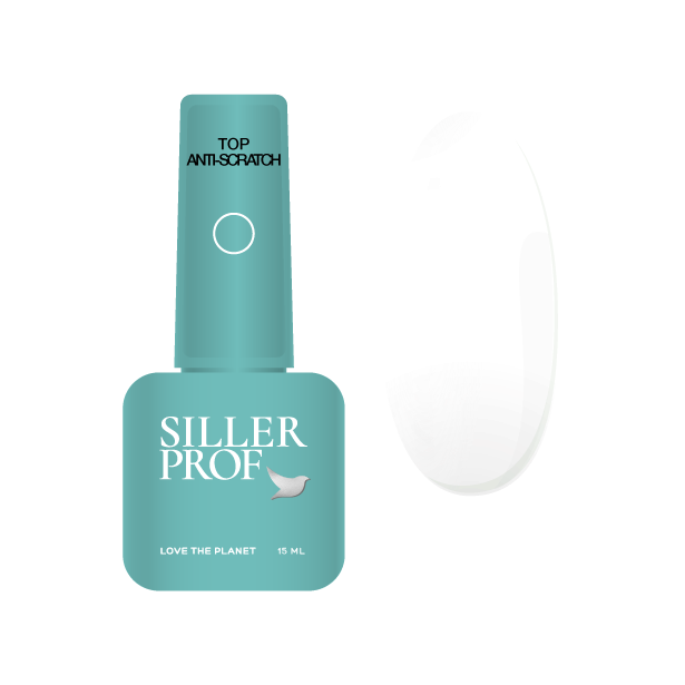 Топ без липкого слоя Siller No Wipe ANTI SCRATCH 15 мл - Фото 1 Топ без липкого слоя Siller No Wipe ANTI SCRATCH 15 мл - изображение 1