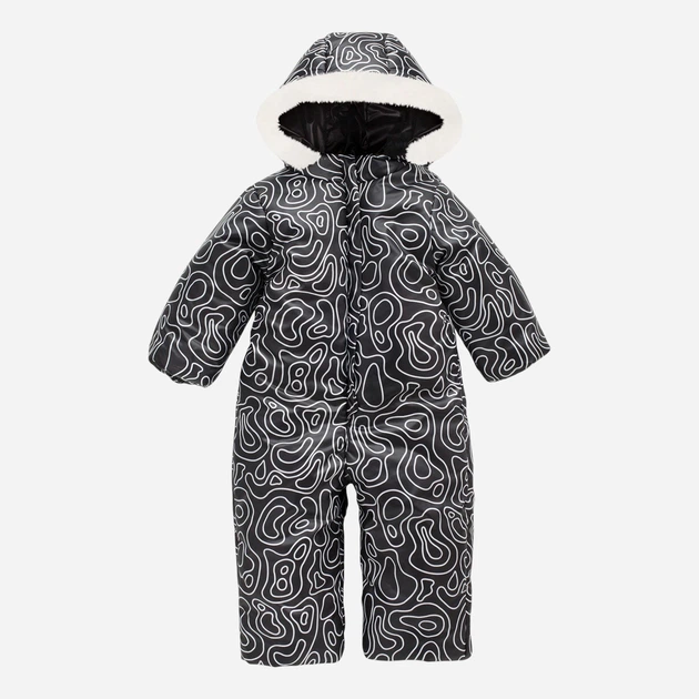 Дитячий зимовий суцільний комбінезон Pinokio Winter Warm Overall 80 см Чорний (5901033309380) - зображення 1