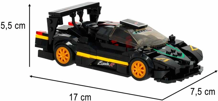 Конструктор Rastar Pagani Zonda R 93900-B 1:28 387 елементів (5903039753556) - зображення 6