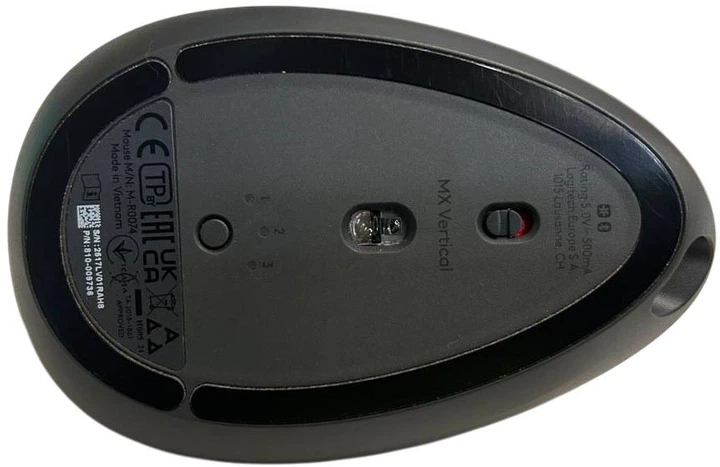 Миша Logitech Ergo MX Vertical Graphite (910-005448) (2517LV01RAH9) - Уцінка - зображення 2