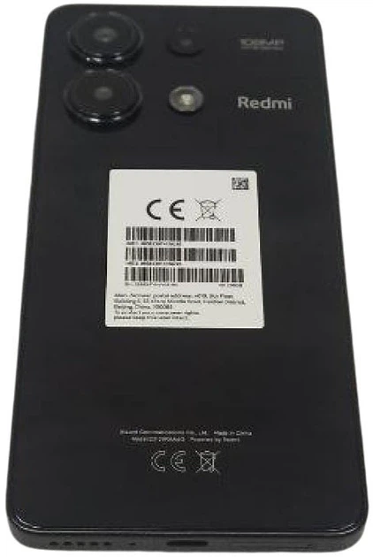 Мобільний телефон Xiaomi Redmi Note 13 4G 8/256GB Midnight Black (6941812759424) (865823074159285) - Уцінка - зображення 3