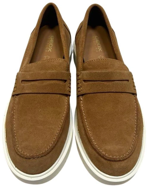 Жіночі лофери Geox D25QRD00022-C6001 39 25.4 см Коричневі (8050036939036) (955555909478180) - Уцінка - зображення 4