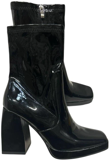 Botki damskie na słupku Cropp 6551N-99X 41 26.7 cm Czarne (5904841366828) (955555902351053) - Outlet - obraz 2