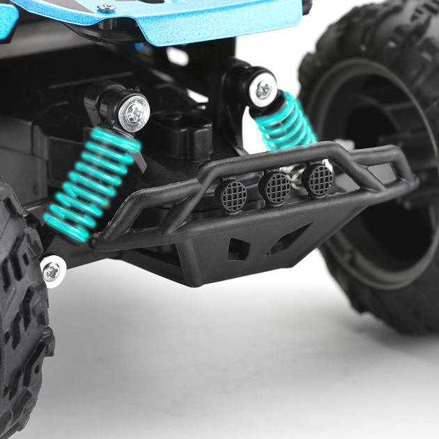 Машинка на пульте управления Big Monster Truck синего цвета (9040-2F) - изображение 4
