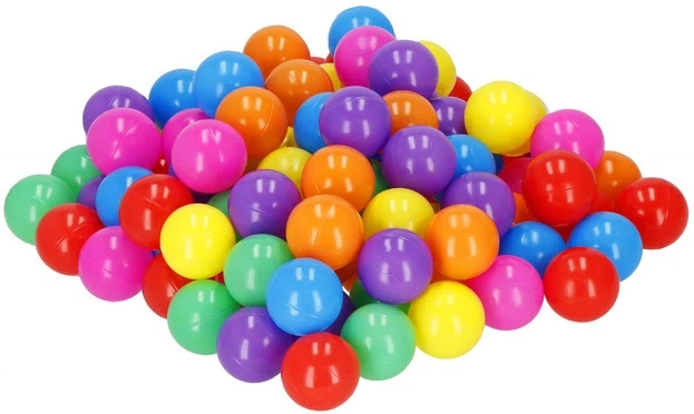 М’ячики для гри Springos для манежу або сухого басейну кольоровий мікс 200 шт KG0020 (5907719461908) - зображення 1