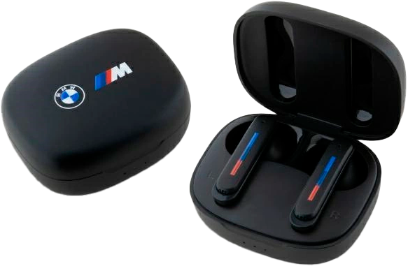 Słuchawki BMW BMBEMIATP20LOH TWS Black (3666339346201) - obraz 1