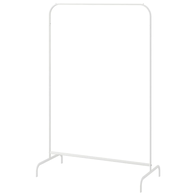 Вешалка для одежды напольная, белая, 99х152см, IKEA MULIG 601.794.34 - Фото 1 Вешалка для одежды напольная, белая, 99х152см, IKEA MULIG 601.794.34 - изображение 1