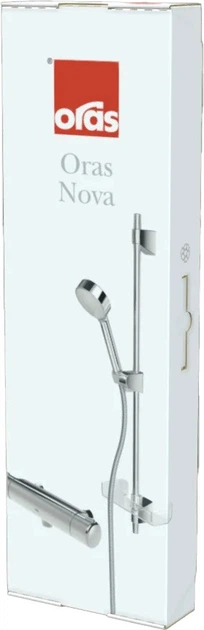 Bateria wannowa z kompletem prysznicowym Oras Nova 7414U - obraz 4