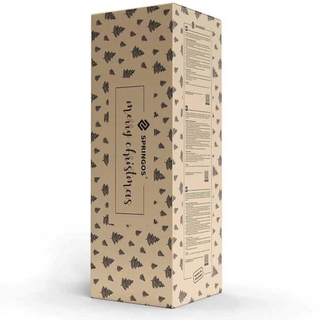 Choinka sztuczna Springos świerk naturalny PE 150 cm (5907719490373) - obraz 3