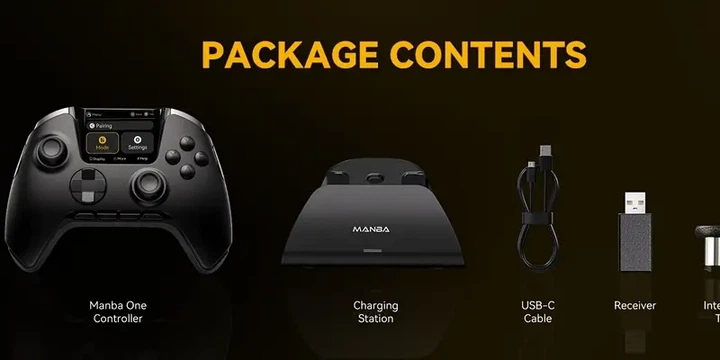 Manba One V2 Wireless Controller Black — беспроводной геймпад с дисплеем, RGB, Hall Effect, для Nintendo Switch/PC/Android/iOS/Ste - Фото 6 Manba One V2 Wireless Controller Black — беспроводной геймпад с дисплеем, RGB, Hall Effect, для Nintendo Switch/PC/Android/iOS/Ste - изображение 6
