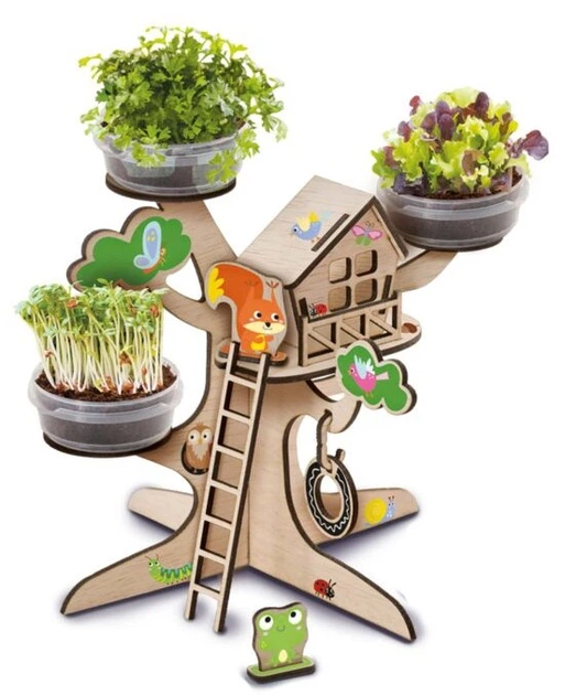 Креативний набір SES Creative Explore Treehouse Garden Сад на дереві (8710341252021) - зображення 4