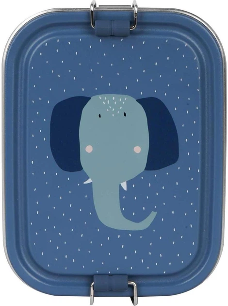 Lunchbox Trixie Mrs. Elephant niebieski 800 ml (5400858592149) - obraz 2