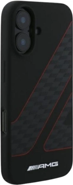 Панель AMG Checkered Flag Pattern MagSafe для Apple iPhone 16 Black (AMHMP16S2SCFR) - зображення 4