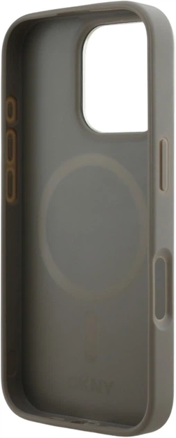 Etui DKNY Checkered Pattern Magsafe do Apple iPhone 16 Pro Max Beige (DKHMP16XPCPVSLE) - obraz 7