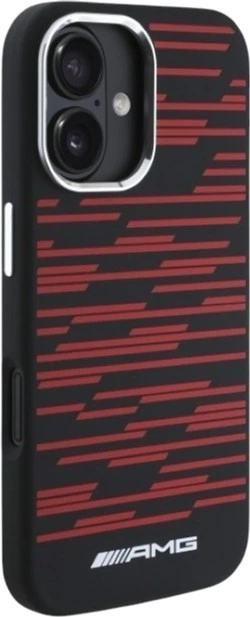 Панель AMG Silicone Graphics MagSafe для Apple iPhone 16 Black (AMHMP16S24SSRRK) - зображення 4