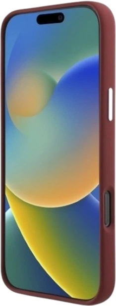 Etui Mercedes-Benz Silicone White Stripe MagSafe do Apple iPhone 16 Pro Max Red (MEHMP16X23SUMSR) - obraz 5