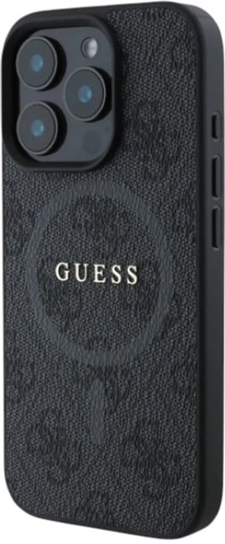 Панель Guess 4G Ring Classic Logo MagSafe для Apple iPhone 16 Pro Black (GUHMP16LG4GFRK) - зображення 2