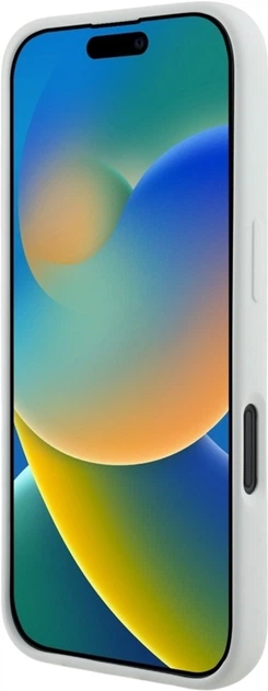 Etui Karl Lagerfeld Silicone Double Heads And Circle MagSafe do Apple iPhone 16 Beige (KLHMP16SSKCHTCE) - obraz 5