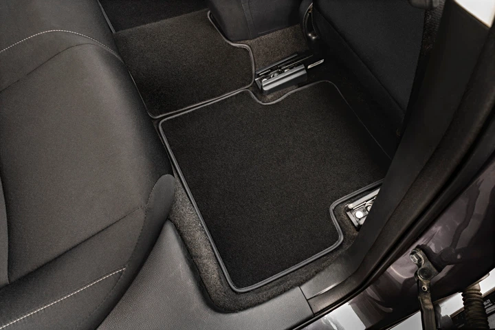 Ворсовые коврики EVAtech Standard в салон авто для Volkswagen ID.3 2019 1 поколение Htb EU черный кант (VW43548AD2AV4VEB) - изображение 8