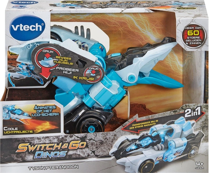 Figurka do gry Vtech Switch & Go Dino's - Tyson Pteranodon 80-572823 (3417765728235) - obraz 1