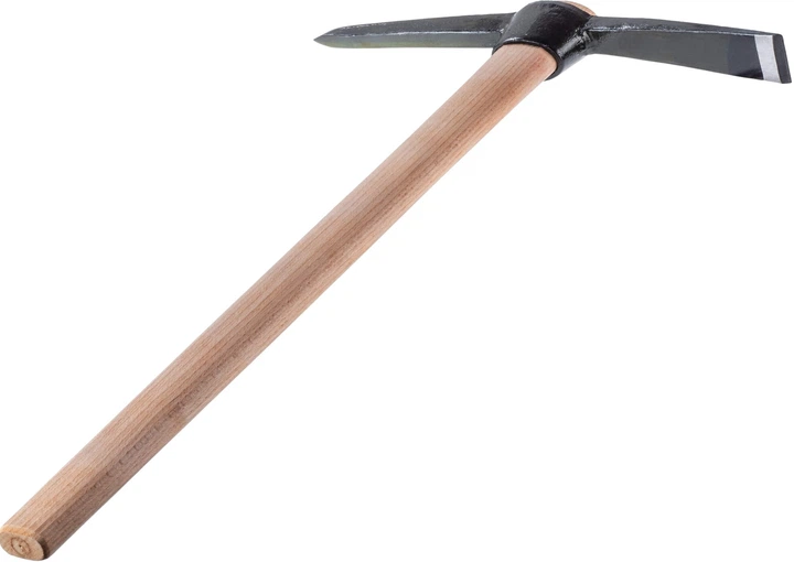 Kilof ogrodniczy z drewnianym trzonkiem Kadax 90 cm (K3202) - obraz 2