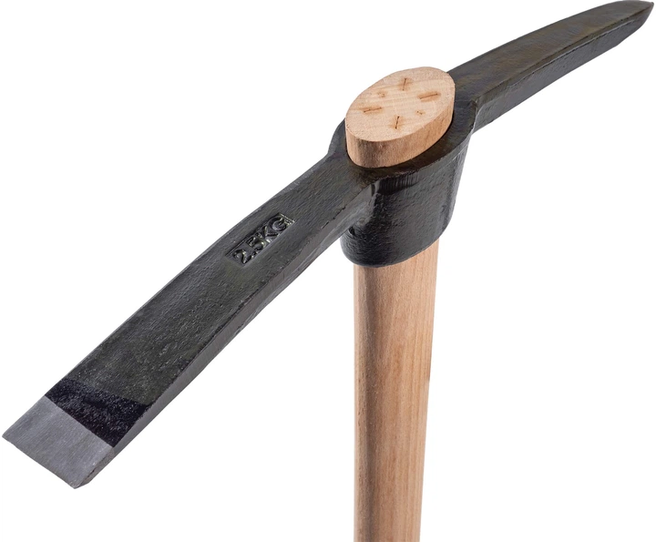 Kilof ogrodniczy z drewnianym trzonkiem Kadax 90 cm (K3202) - obraz 6