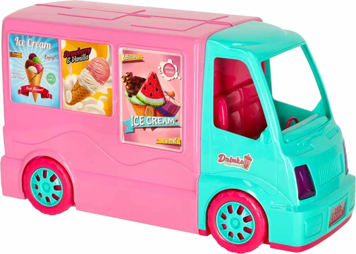 Zestaw do gry Pin Ming Toys 2 w 1: Camper i food truck dla lalek 21 el. (5903039755383) - obraz 6