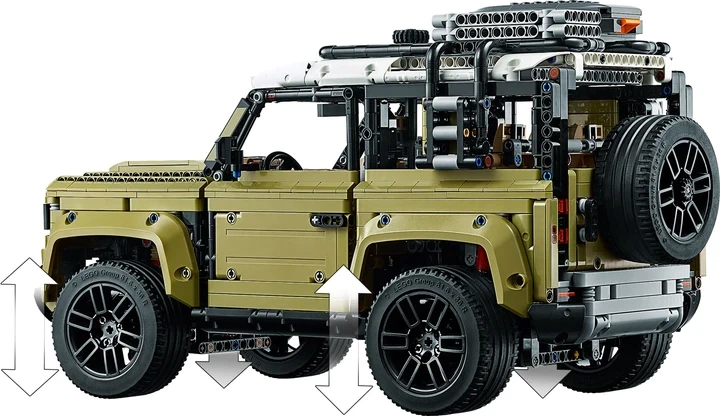 Конструктор Technik Land Rover Defender, 2573 деталей - изображение 5