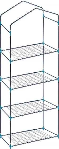 Szklarnia ogrodowa 4-poziomowa Kadax Salbris 170 x 68 cm Ciemnozielona (K11331) - obraz 3