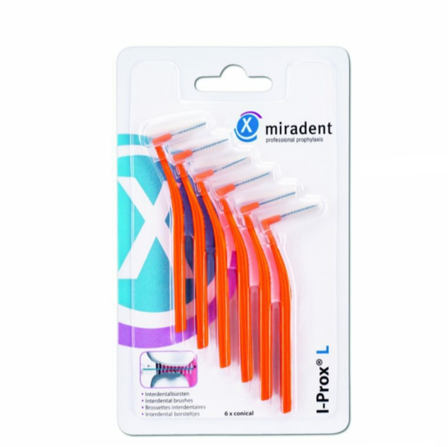 Межзубні ержики Miradent I-Prox L помаранчеві 6 шт - зображення 2