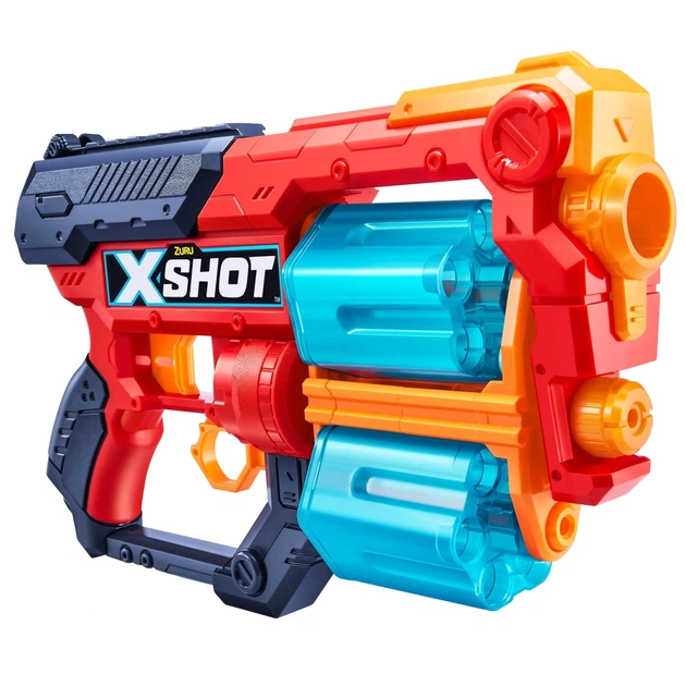 Игрушечное оружие Zuru X-Shot Red Быстрострельный бластер EXCEL Xcess TK-12 (16 патронов) (36436R) - изображение 2