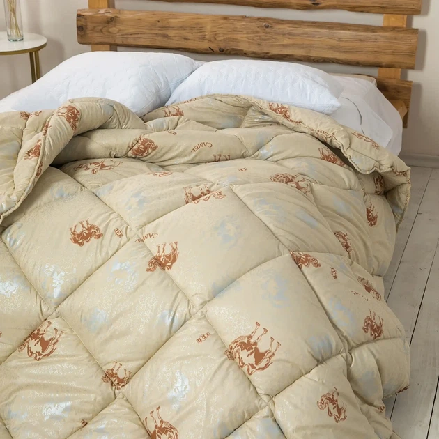 Одеяло полуторное 150×210 TM ТЕП DREAM CAMEL, зимнее, теплое, антиаллергенное, верблюжье волокно, 450 г/м² (1-03087_00000) - Фото 6 Одеяло полуторное 150×210 TM ТЕП DREAM CAMEL, зимнее, теплое, антиаллергенное, верблюжье волокно, 450 г/м² (1-03087_00000) - изображение 6