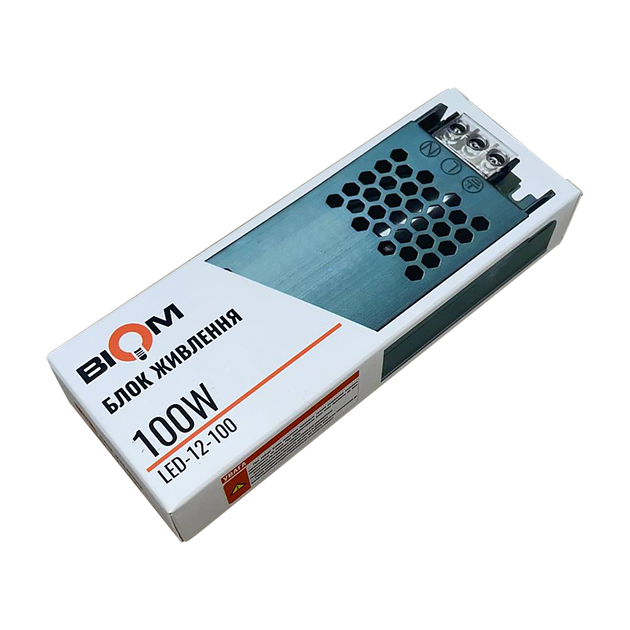 Блок питания Biom 100W 12V 8.3A IP20 LED-12-100 - изображение 5