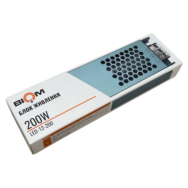 Блок питания Biom 200W 12V 16.5A IP20 LED-12-200 - изображение 6