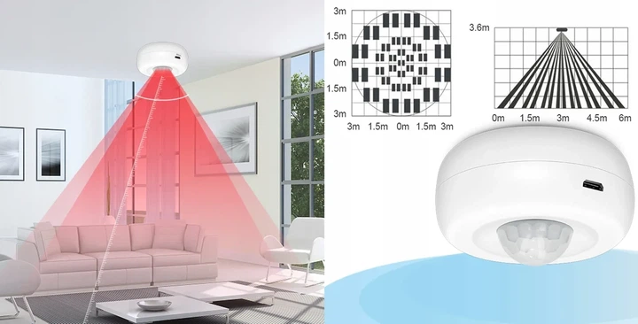 Умный датчик движения Essentials Smart Home Wi-Fi Tuya — сигнализация, пуш-увещение, Alexa/Google - изображение 4