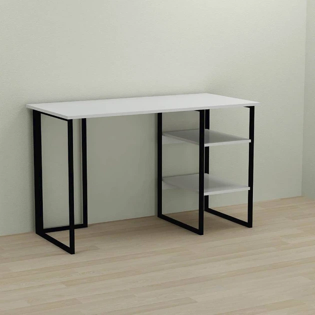 Письмовий стіл Ferrum-decor Кевін 75x120x70 чорний ДСП Біле 16мм (FRD-103827) - зображення 4